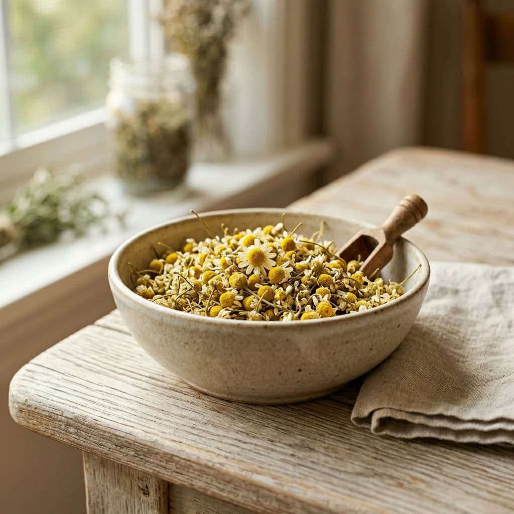 Soothing Chamomile Flower Tea