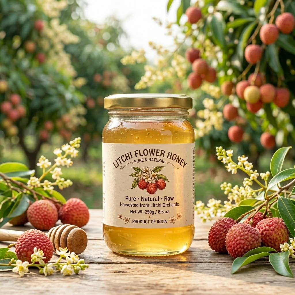 Organic Litchi Flower Honey