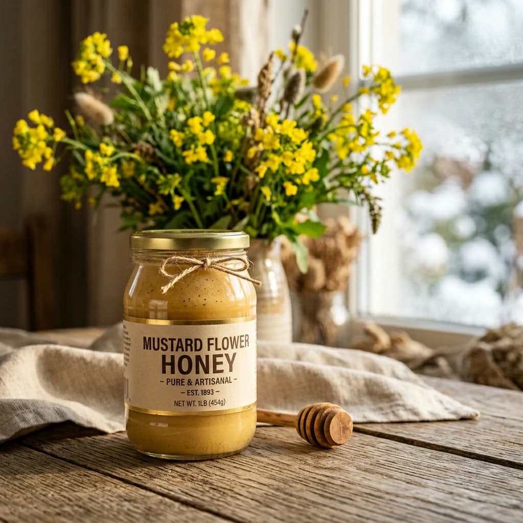 Pure Mustard Flower Honey
