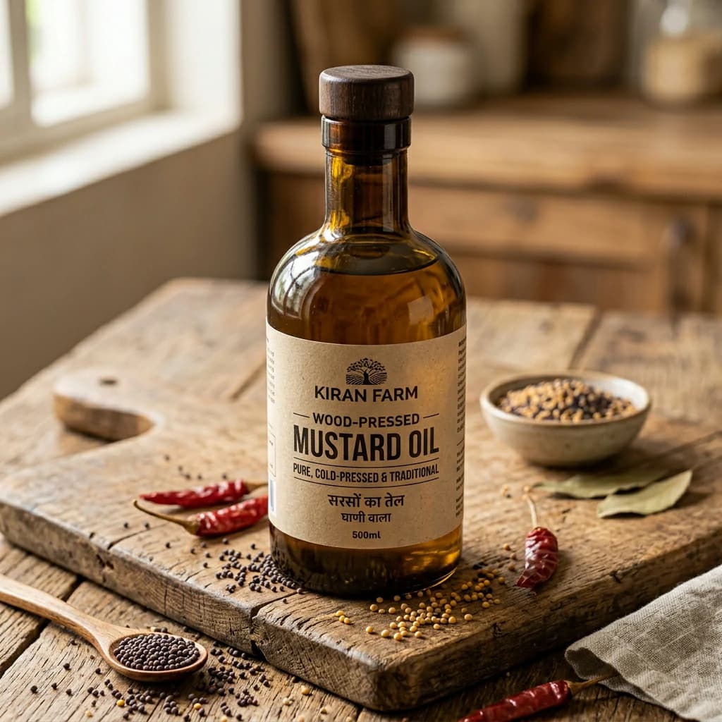 Wood Pressed Mustard Oil